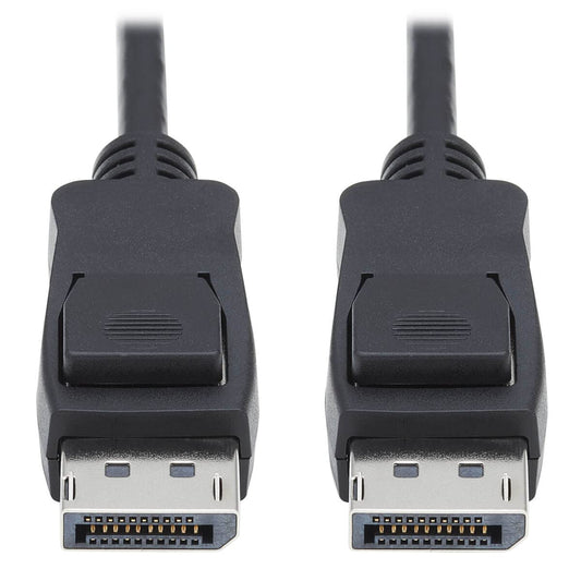 Tripp Lite DisplayPort 1.4 Cable with Latching Connectors 8K M/M Black 6 ft.