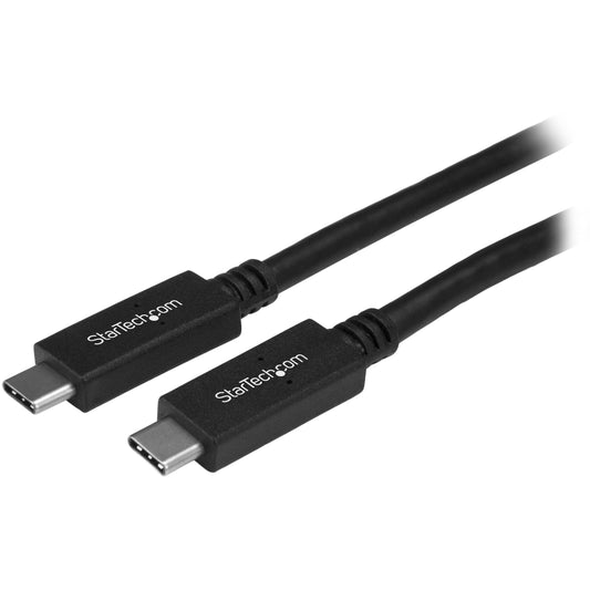 StarTech.com USB315CC2M Black USB-C Cable with Power Delivery (3A) - USB 3.0 -