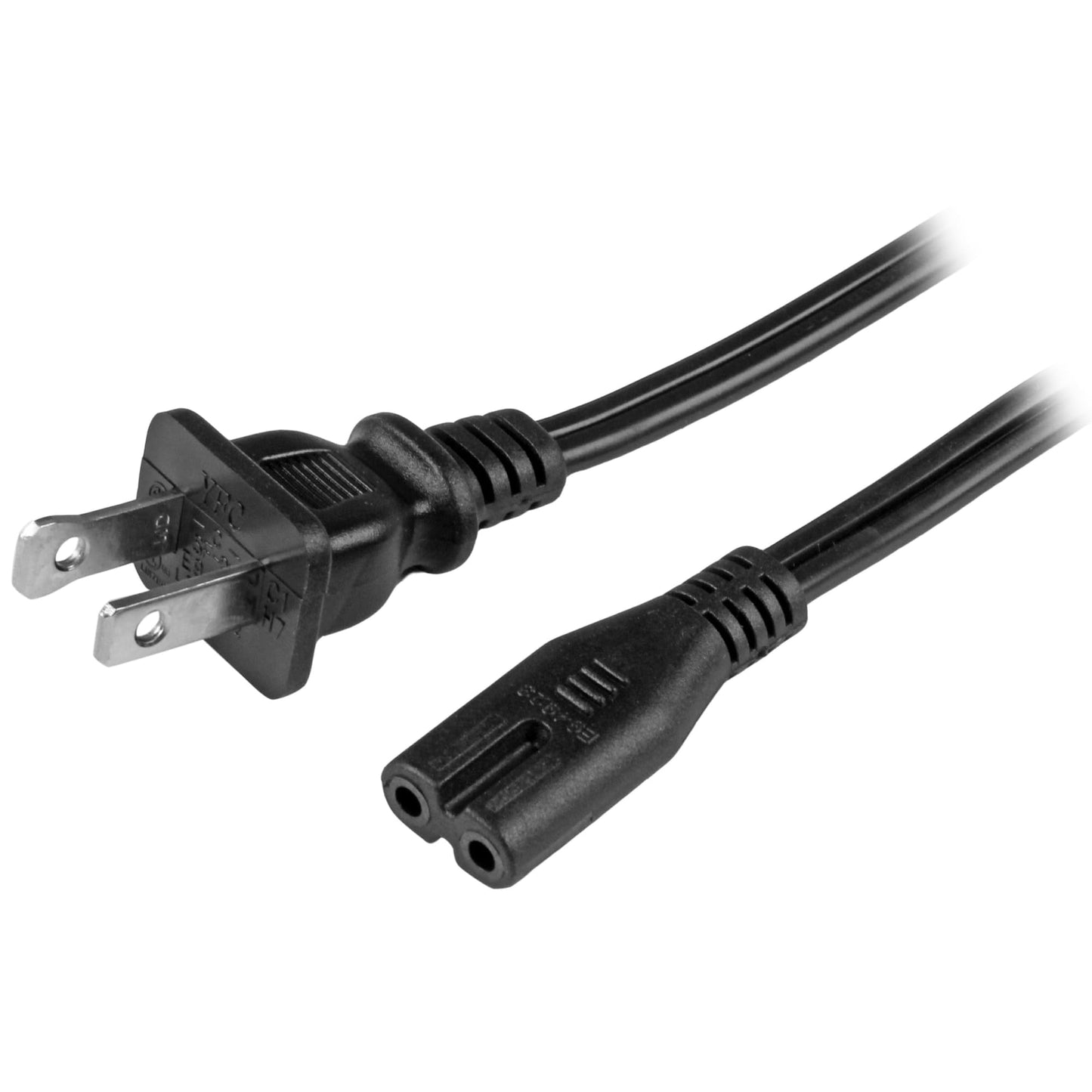 StarTech.com Model PXT101NB 6 ft. Standard Laptop Power Cord - NEMA 1-15P to C7