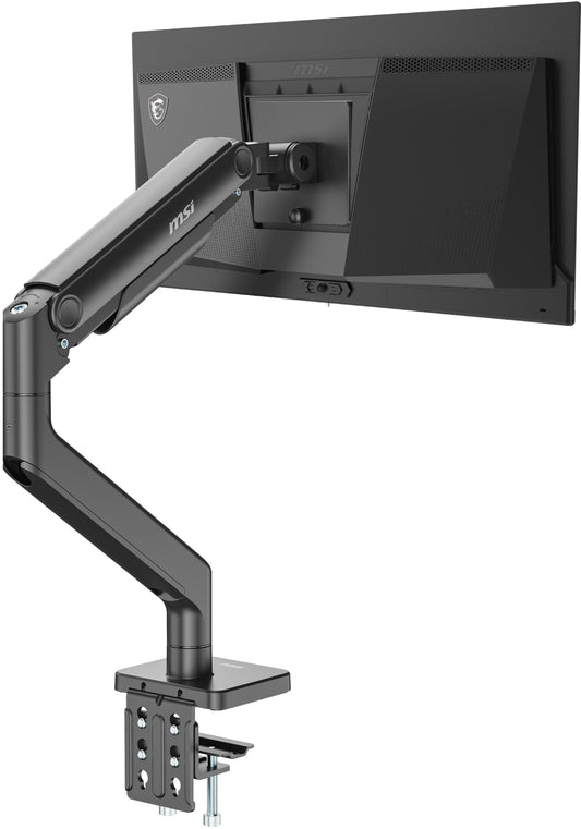 MSI MAG MT201 - Premium Heavy Duty Single Monitor Stand Arm,  Supports 17-49"