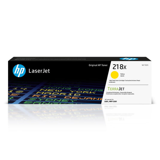 HP 218X High-Yield Toner Cartridge Yellow W218X, W2182X