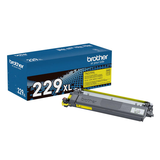 Brother Genuine TN229XLY High-yield Yellow Toner Cartridge