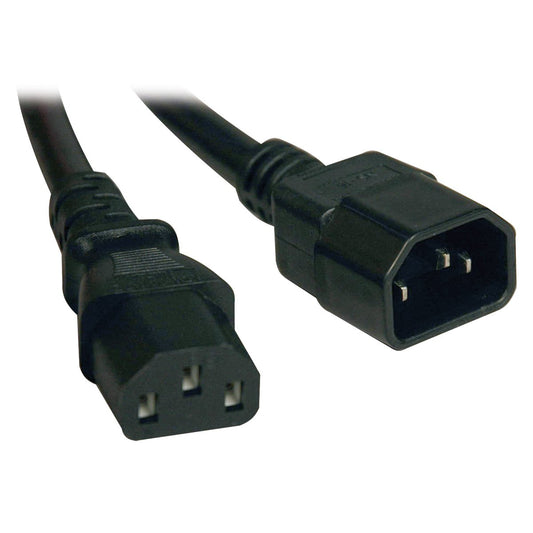 Tripp Lite Model P004-006-13A 6 ft. Black 16AWG SJT, 13A, 100-250V IEC-320-C14