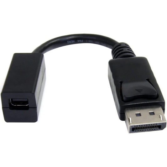 StarTech.com DP2MDPMF6IN 6" Black 1 x DisplayPort (20 pin) Male to  1 x