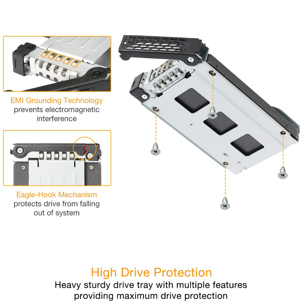 ICY DOCK MB994SP-4SB-1 4 x 2.5" SSD/HD in 1 x 5.25" Bay SATA Hot-Swap Backplane