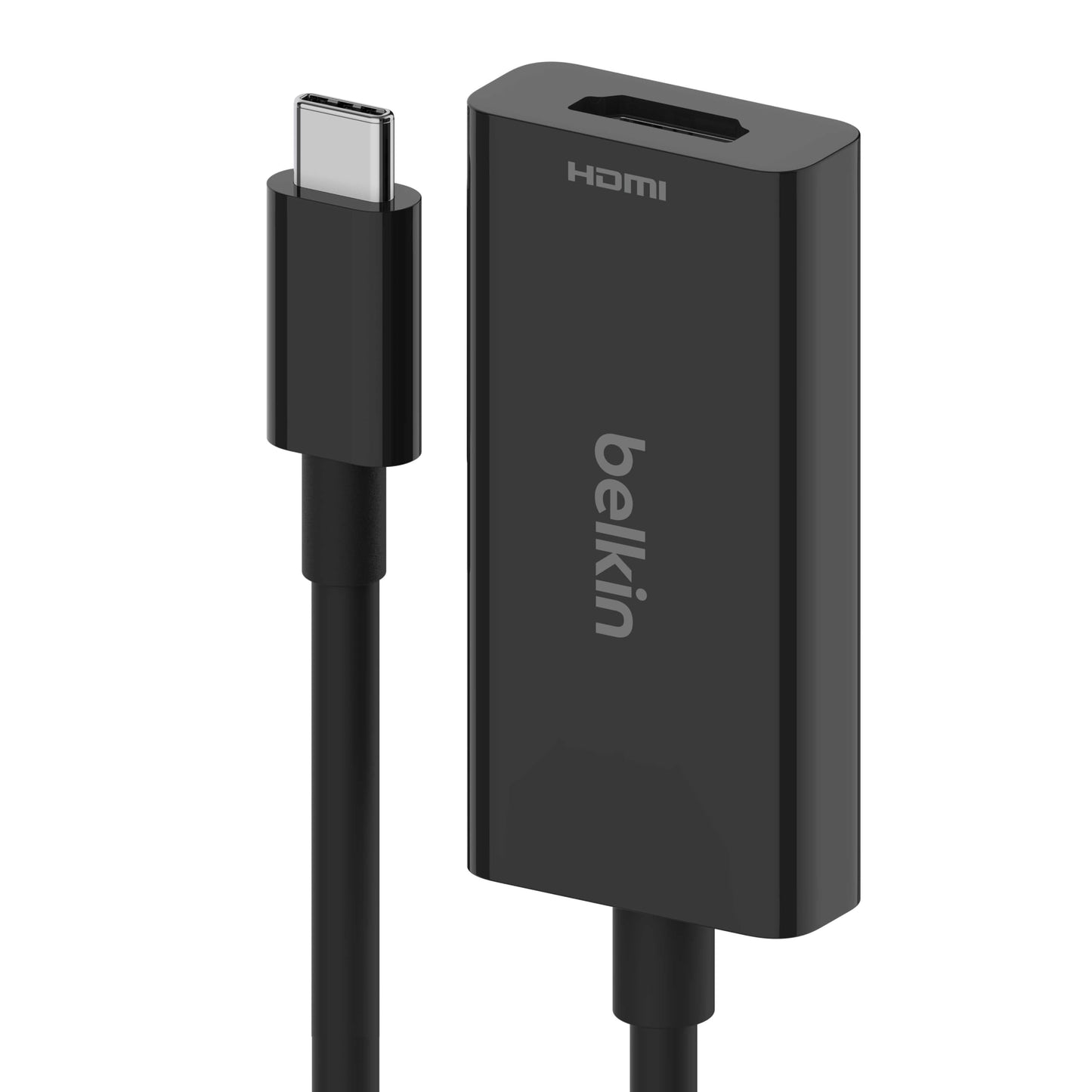 Belkin AVC013btBK 7.5" Black Connect USB-C to HDMI 2.1 Adapter (8K, 4K, HDR