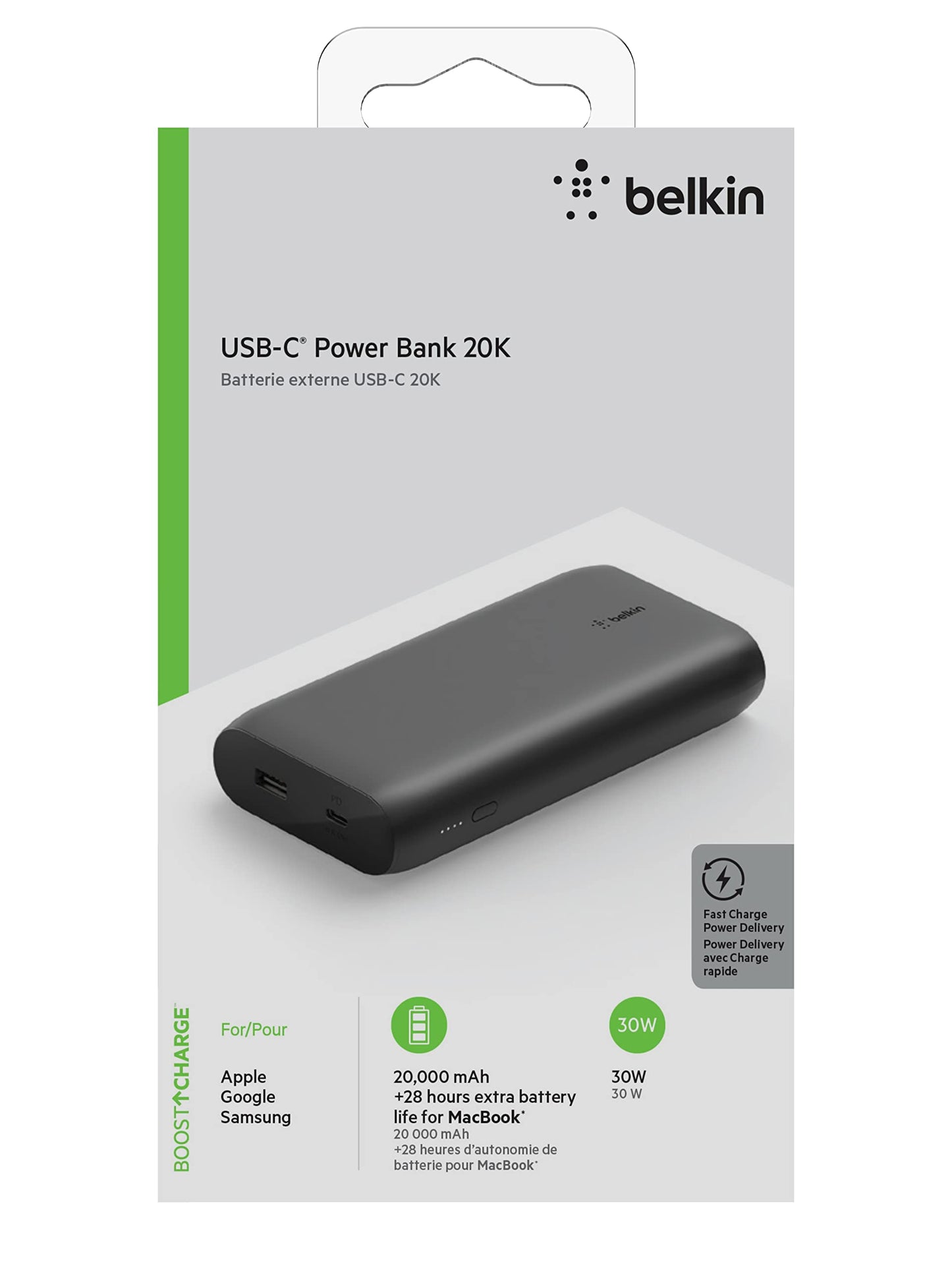 Belkin 20000mAh Power Bank BPB002BTBK