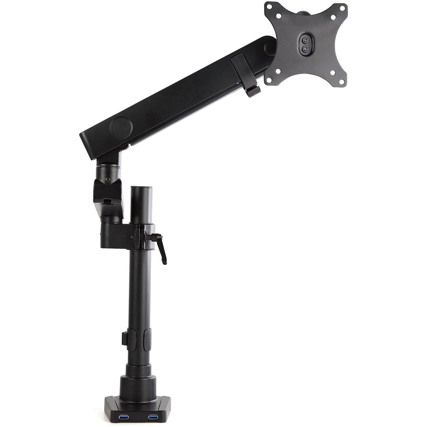 StarTech Desk Mount Single Monitor Arm for up to 34" Display Black ARMPIVOT2USB3