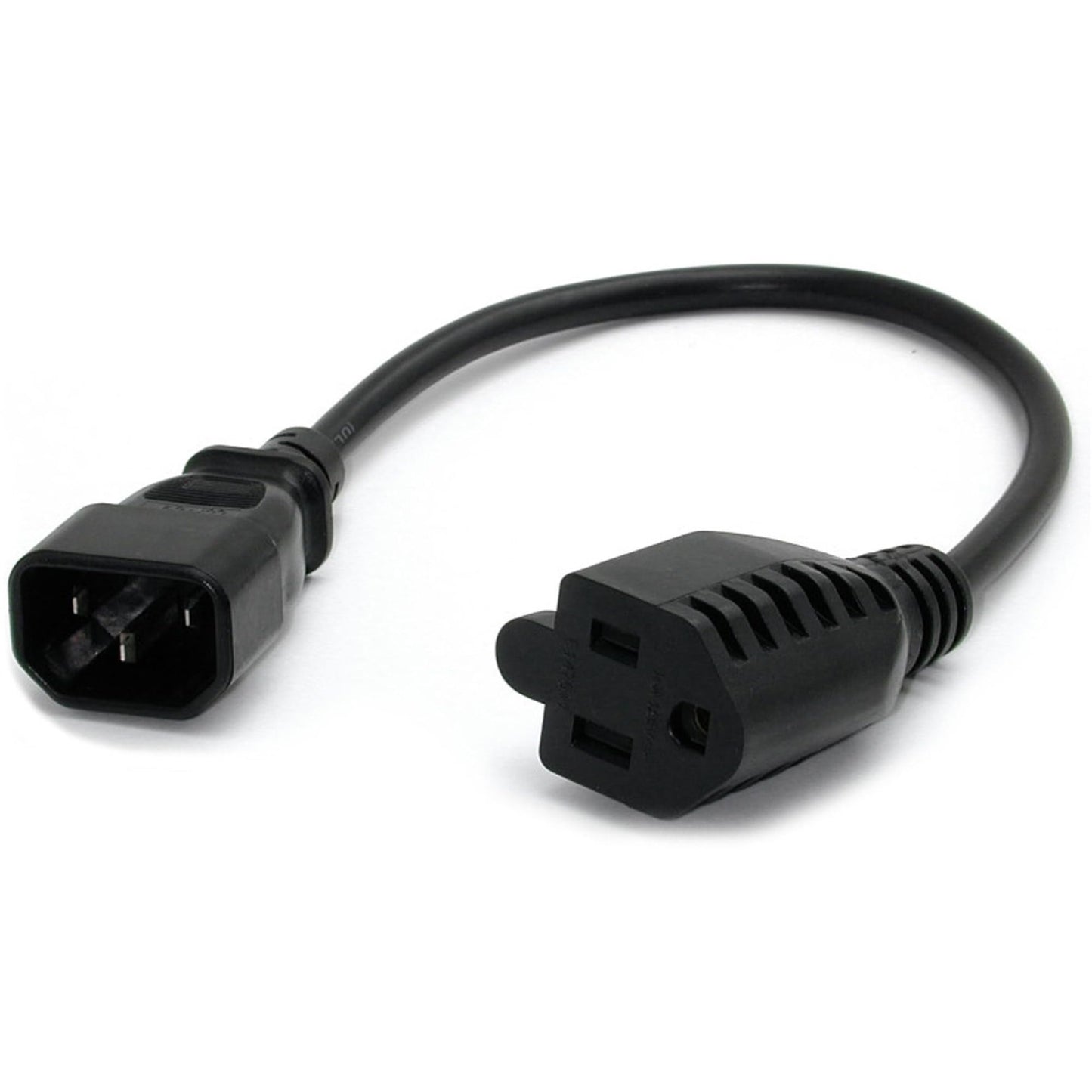 StarTech.com Model PAC100 1 ft. Computer Power Cord Male to Female