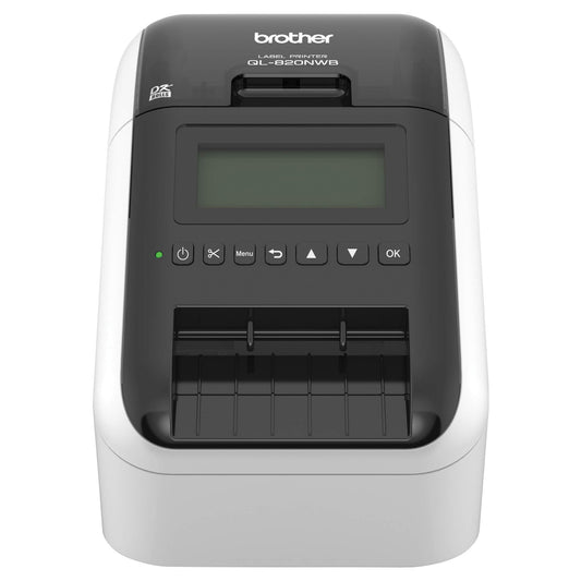 Brother Label Printer Black/White  Plastic QL-820NWB