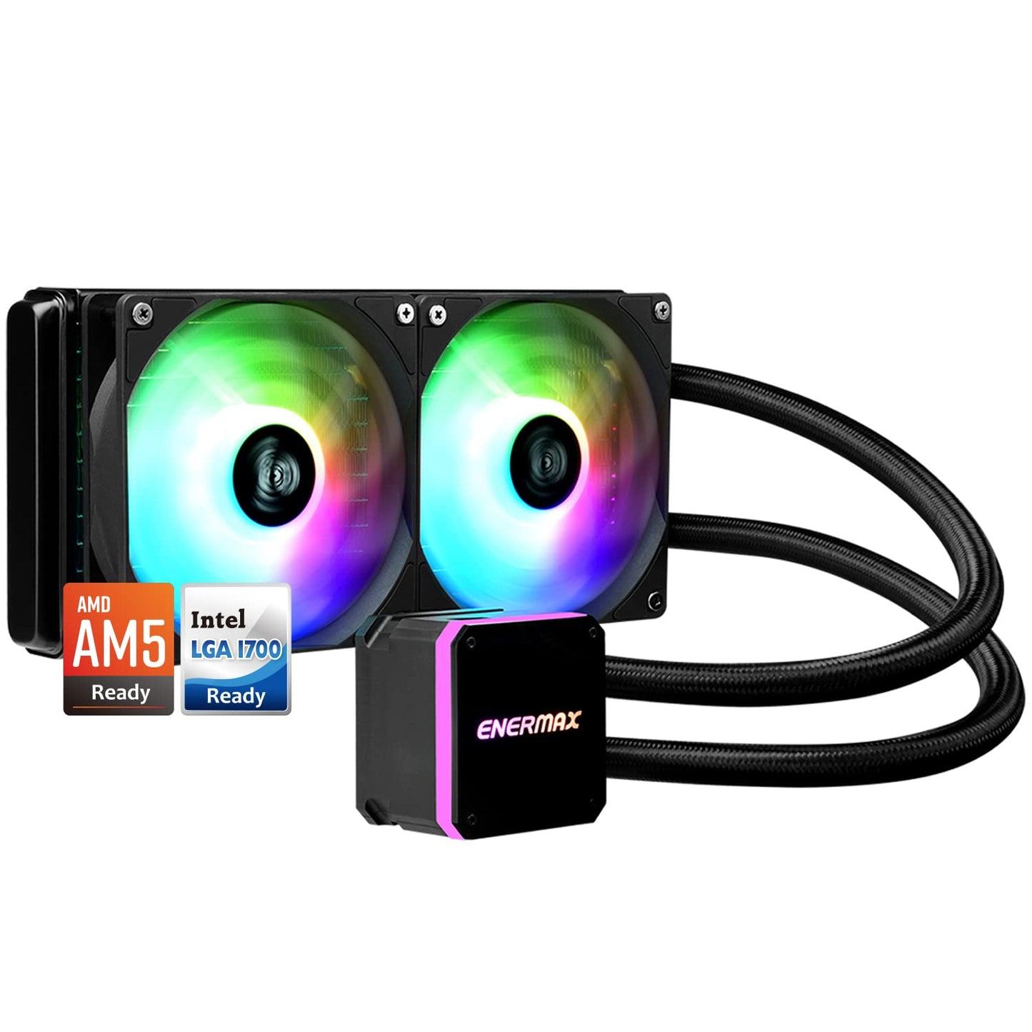 Enermax LIQMAX III 240 ARGB, All-in-one CPU Liquid Cooler for AM4 & AM5 / LGA