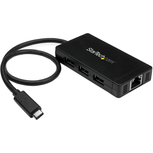 3PORT USB 3.0 HUB+GBE-USB-C