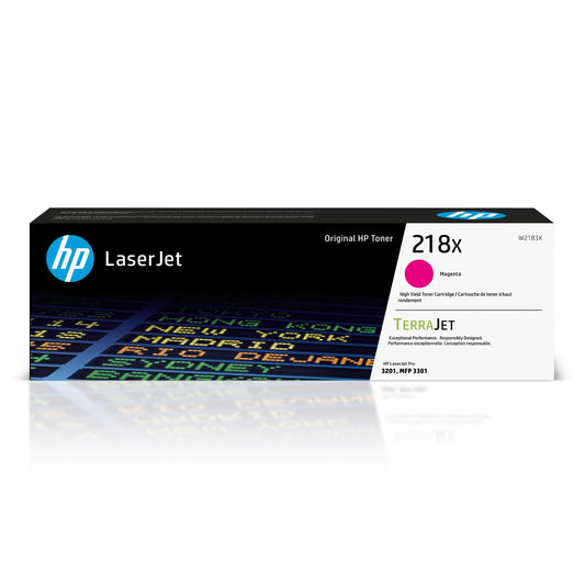 HP 218X High-Yield Toner Cartridge Magenta W2183X