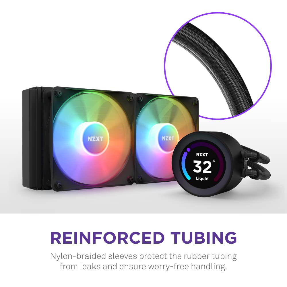 NZXT Kraken Elite RGB 240mm - RL-KR24E-B1 – RGB AIO CPU Liquid Cooler –