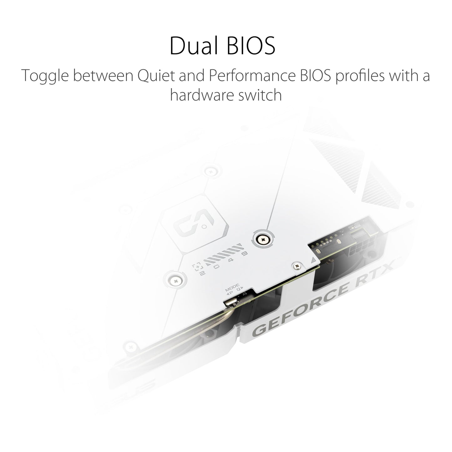 ASUS Dual GeForce RTX 4070 EVO White OC Edition (PCIe 4.0, 12GB GDDR6X, DLSS 3,