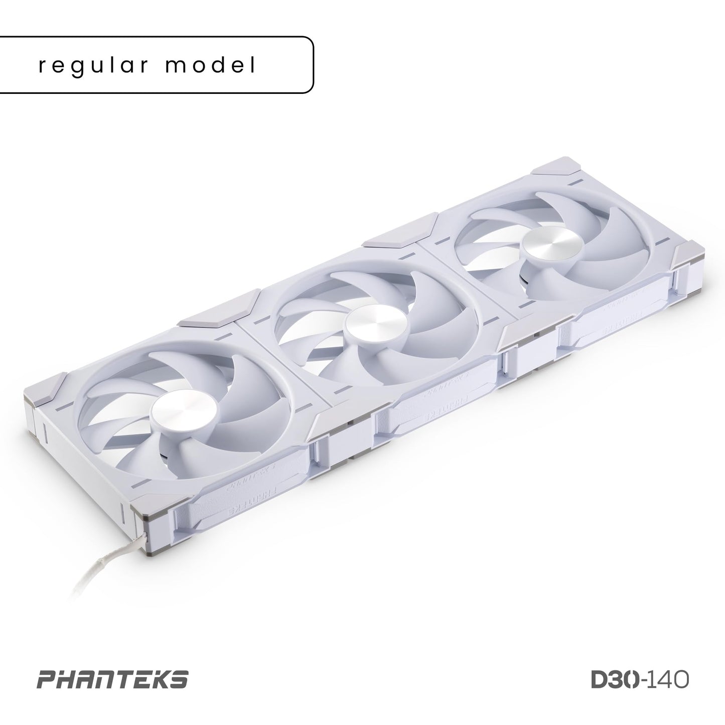 Phanteks D30-140 DRGB PWM FAN 3Pack, Premium D-RGB Performance Fans, ARGB/DRGB