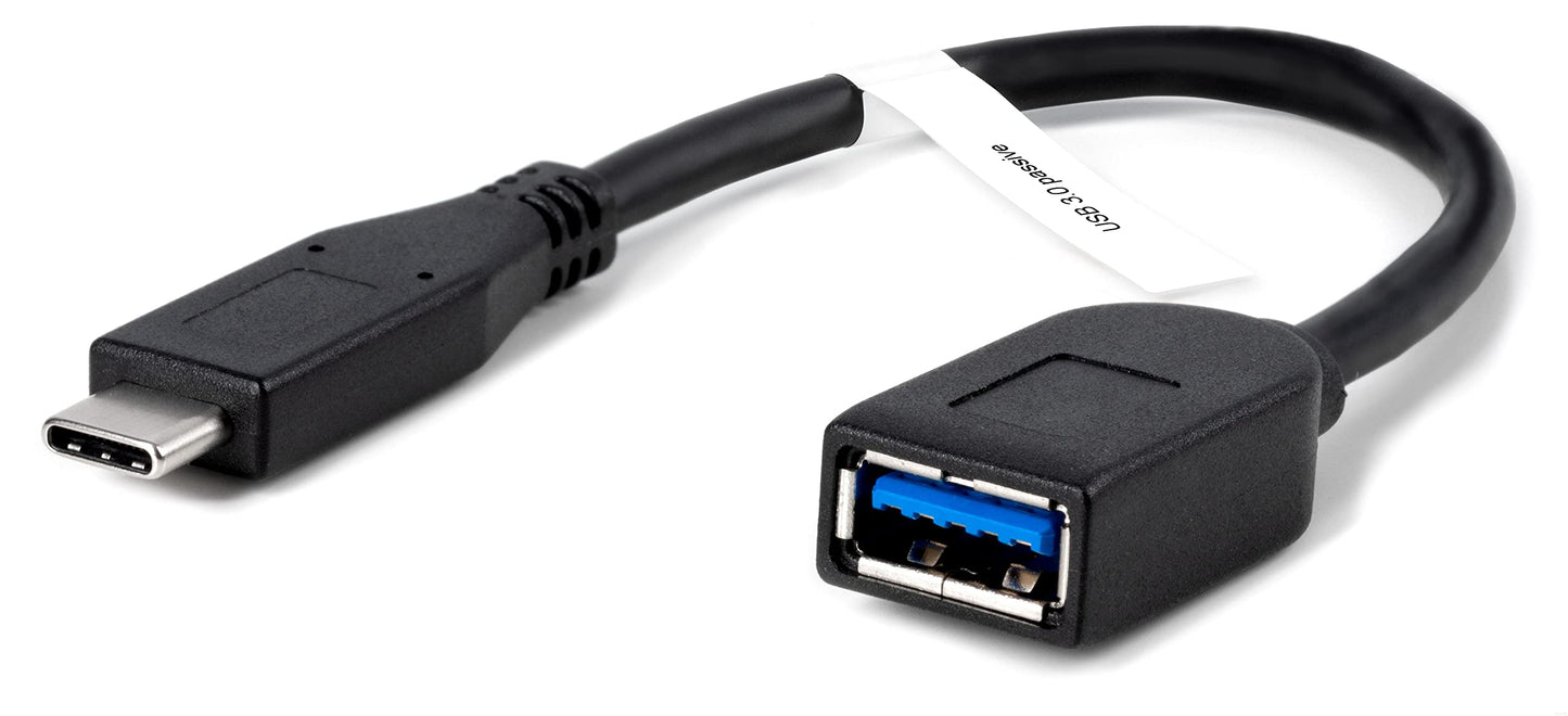 Plugable USB C to USB Adapter Cable with Driverless Technology, Enables