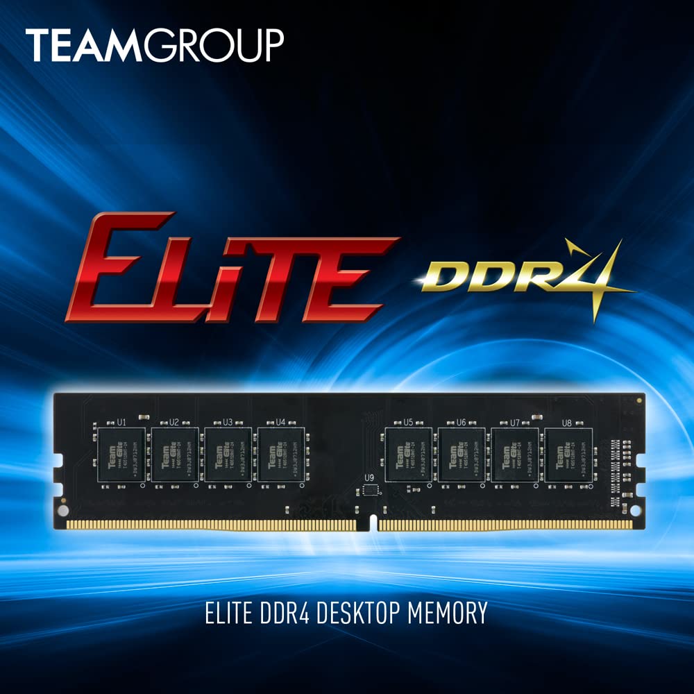 Team Elite 32GB DDR4 3200 (PC4 25600) Desktop Memory Model TED432G3200C2201