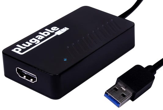 Plugable USB 3.0 to HDMI Video Graphics Adapter with Audio for Multiple Monitors