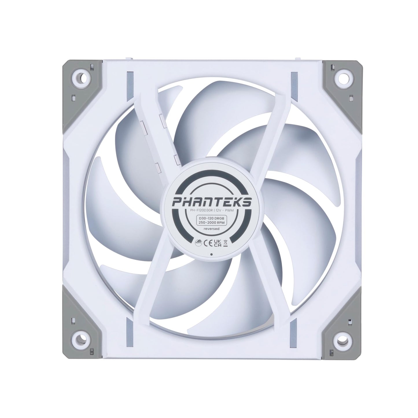 Phanteks D30-120 DRGB PWM FAN 3Pack, Reverse Airflow Model,Premium D-RGB