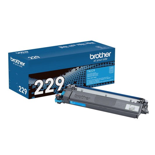 Brother Genuine TN229C Standard Yield Cyan Toner Cartridge