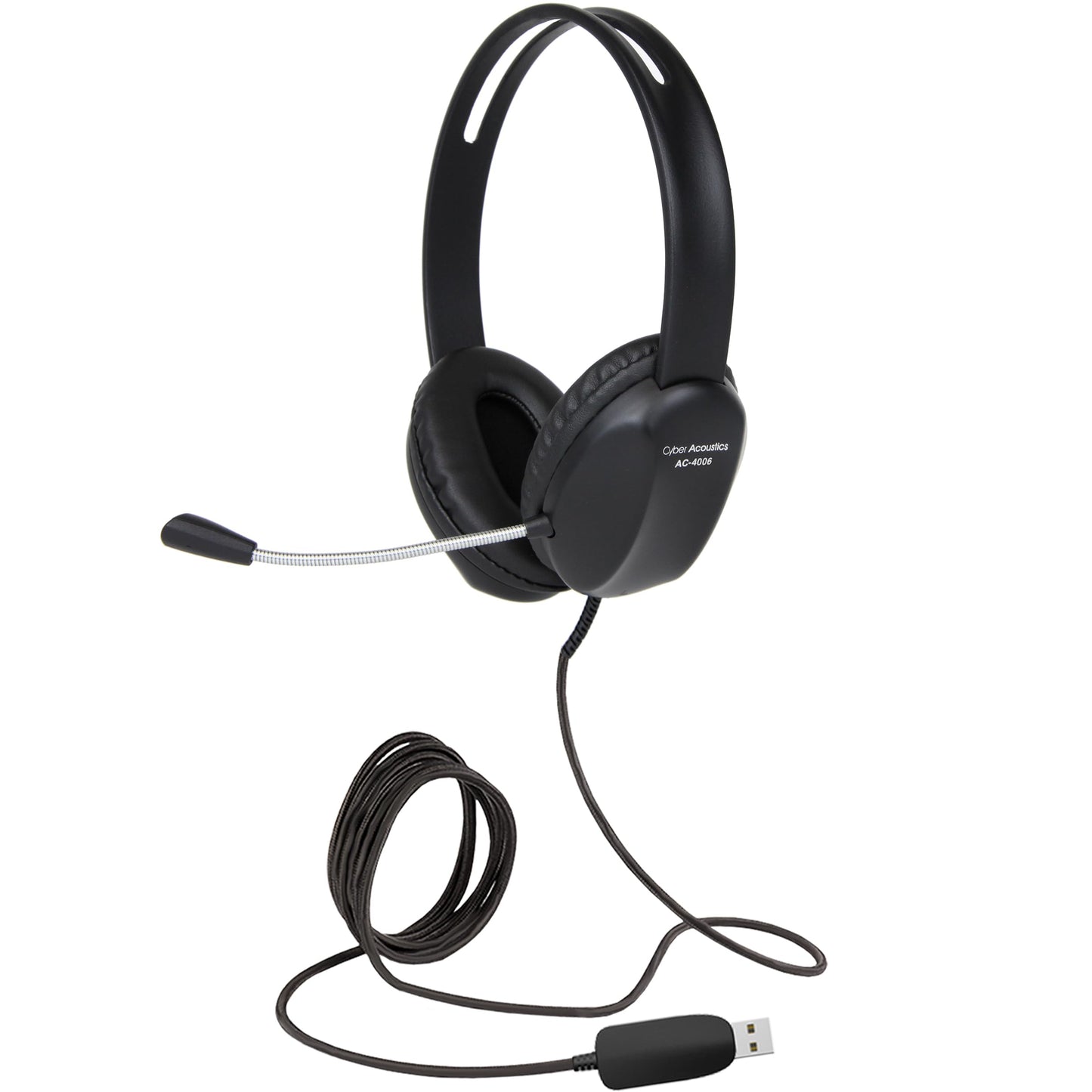 Cyber Acoustics Ac-4006 Usb Stereo Headset