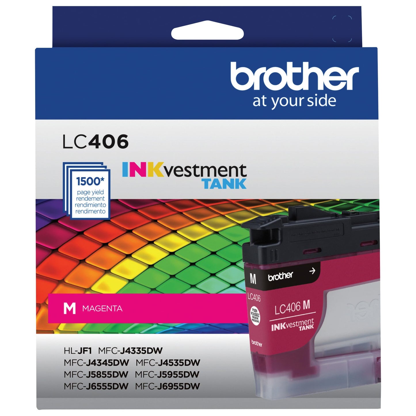 Brother LC406MS INKvestment Ink 1500 Page-Yield Magenta