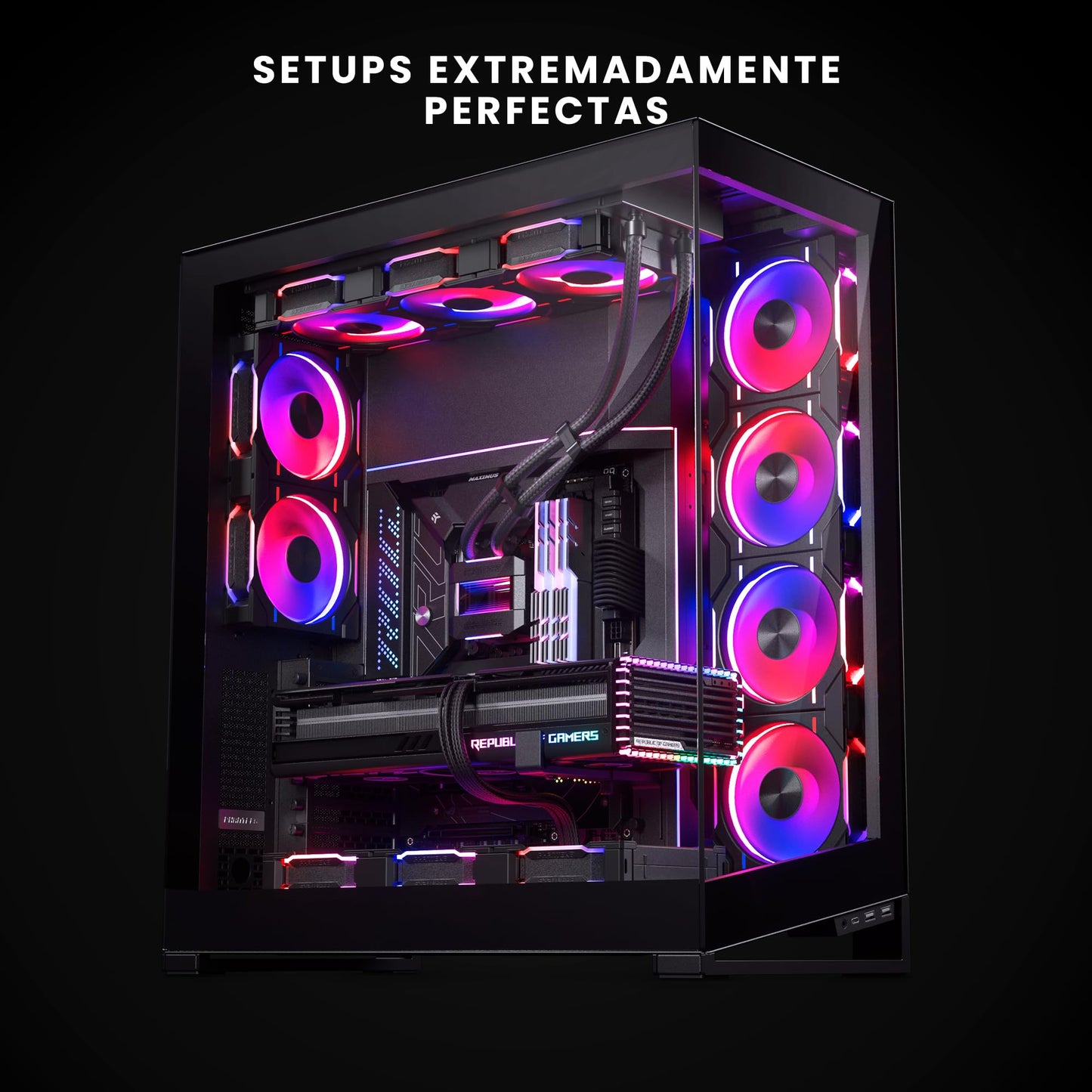 Phanteks D30-120 DRGB PWM FAN 3Pack, Reverse Airflow Model, Premium D-RGB