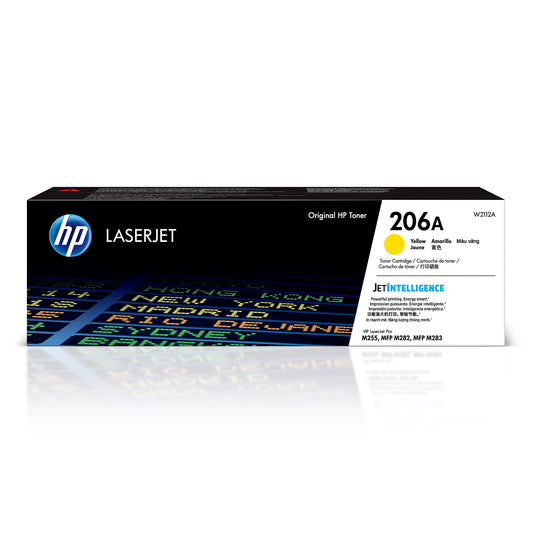 HP 206A W2112A Original LaserJet Toner Yellow