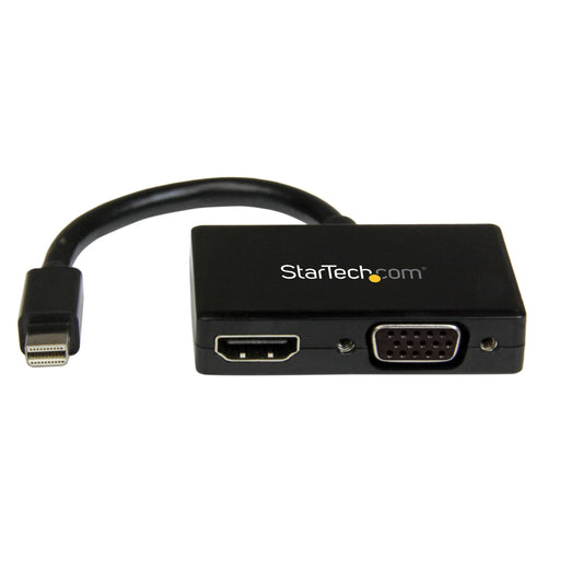 StarTech.com MDP2HDVGA Travel A/V adapter: 2-in-1 Mini DisplayPort to HDMI or