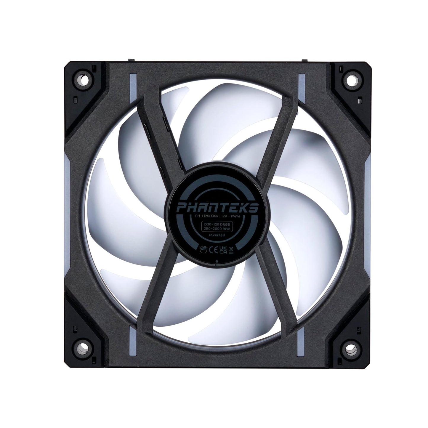 Phanteks D30-120 DRGB PWM FAN 3Pack, Reverse Airflow Model, Premium D-RGB