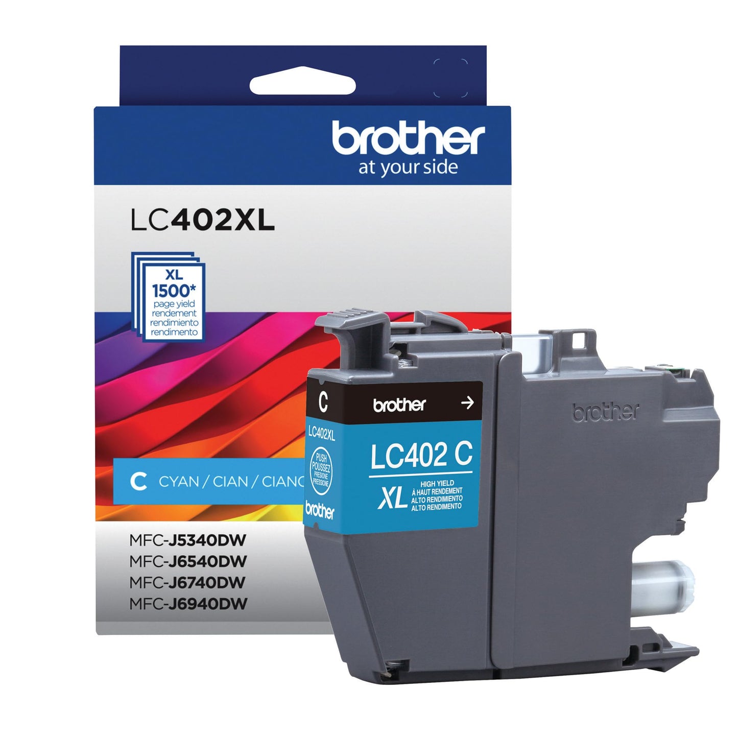 Brother LC402XLCS High-Yield Ink 1500 Page-Yield Cyan