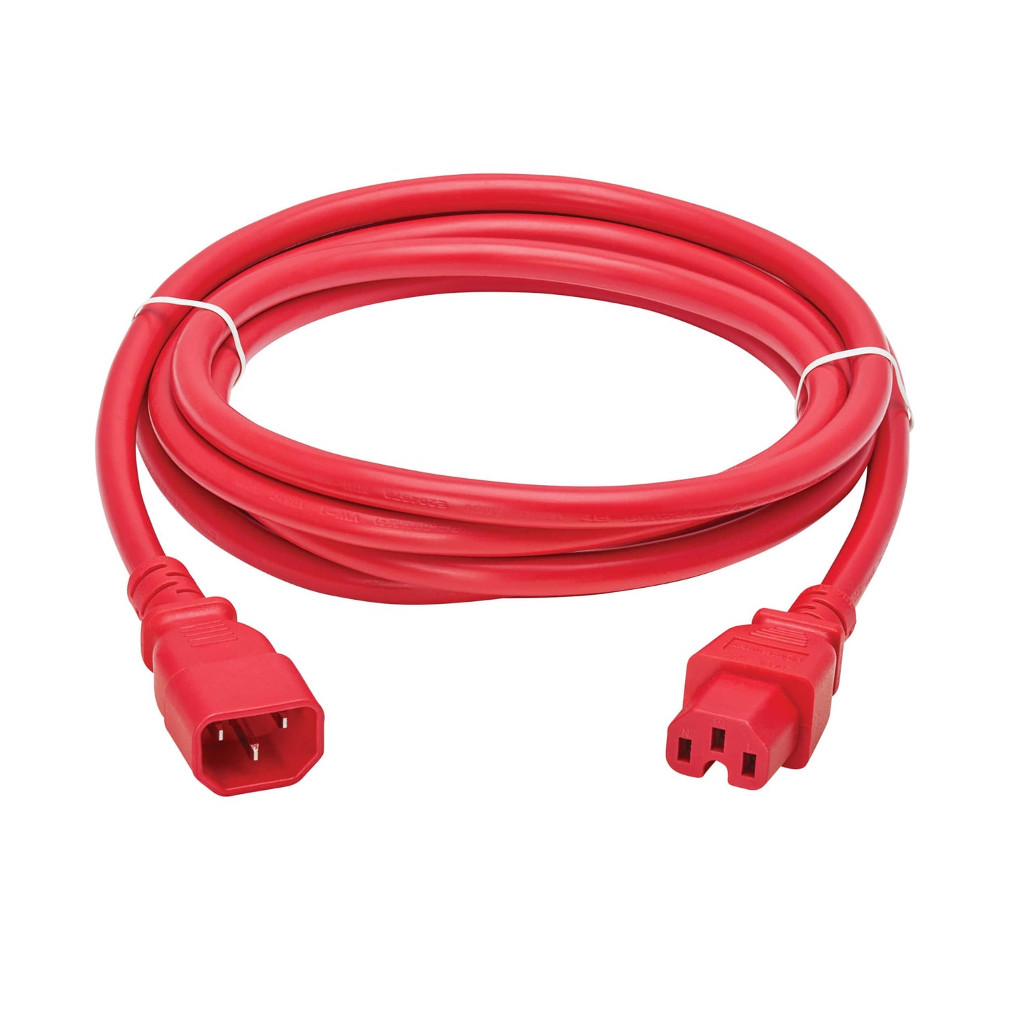 Tripp Lite series Power Cord C14 to C15 Heavy-Duty, 10ft, Red P018-010-ARD