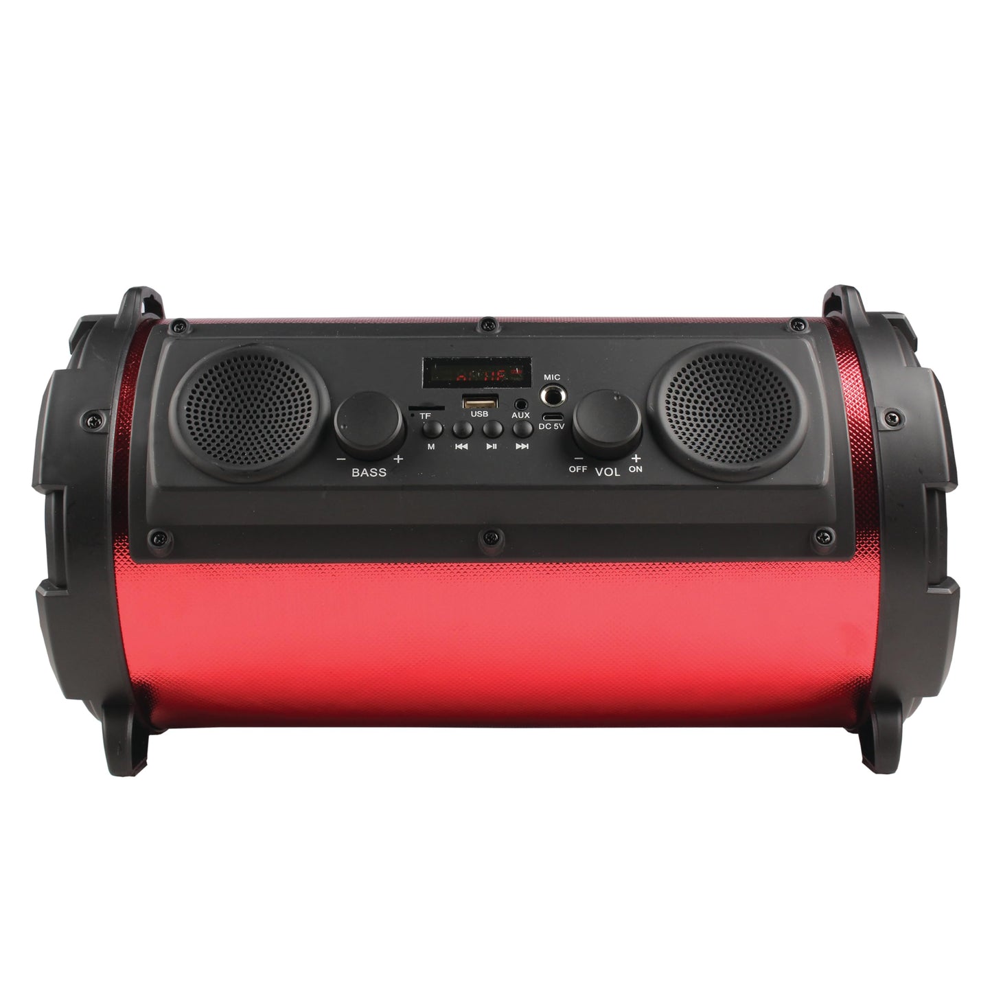 Supersonic IQ-1525BT-RD Wireless Bluetooth Speaker with USB/Micro SD & AUX