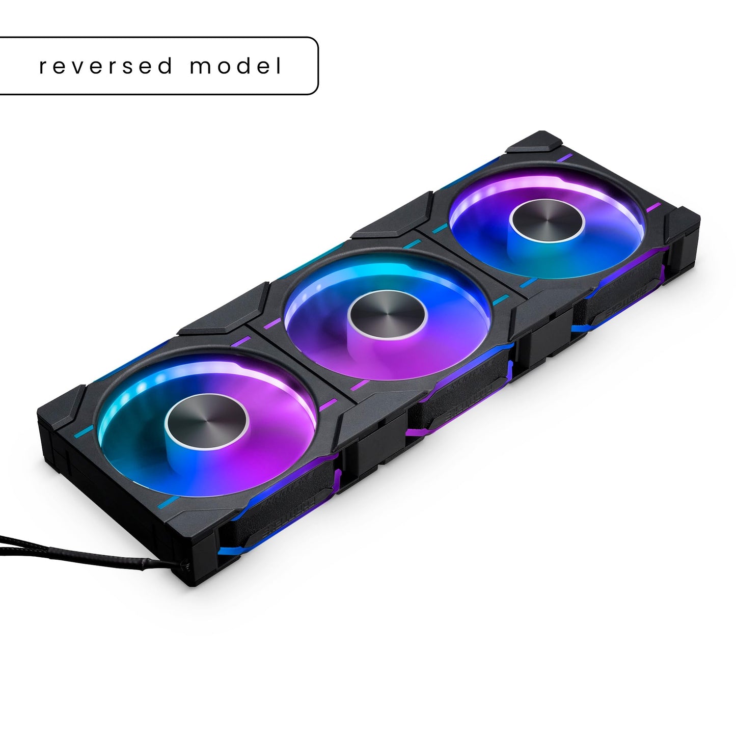 Phanteks D30-120 DRGB PWM FAN 3Pack, Reverse Airflow Model, Premium D-RGB