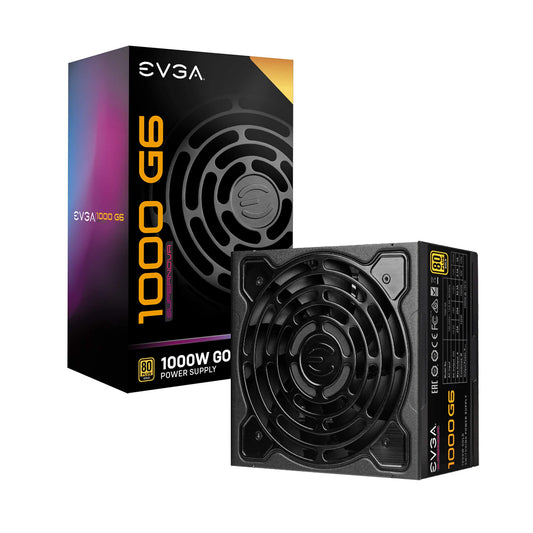 EVGA SuperNOVA 1000 G6, 80 Plus Gold 1000W, Fully Modular, Eco Mode with FDB