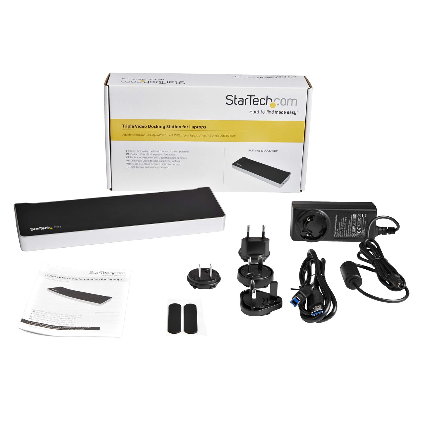 StarTech.com USB3SDOCKHDV USB 3.0 Docking Station, Compatible with Windows /