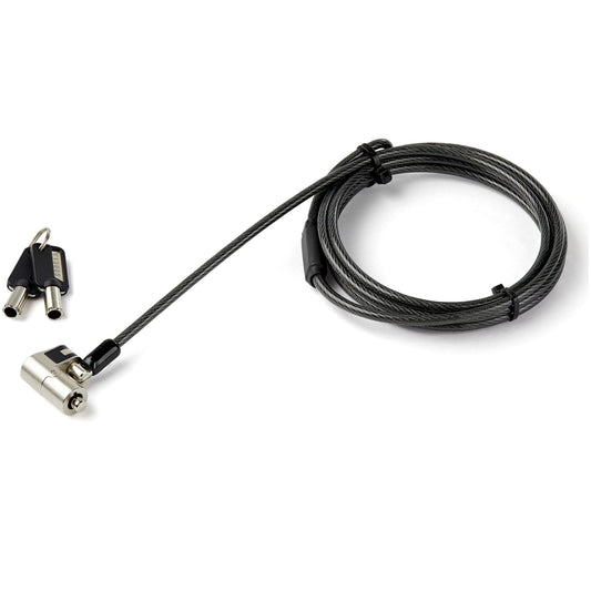 StarTech.com LTULOCKKEY 6' (2m) 3-in-1 Universal Laptop Cable Lock - Keyed