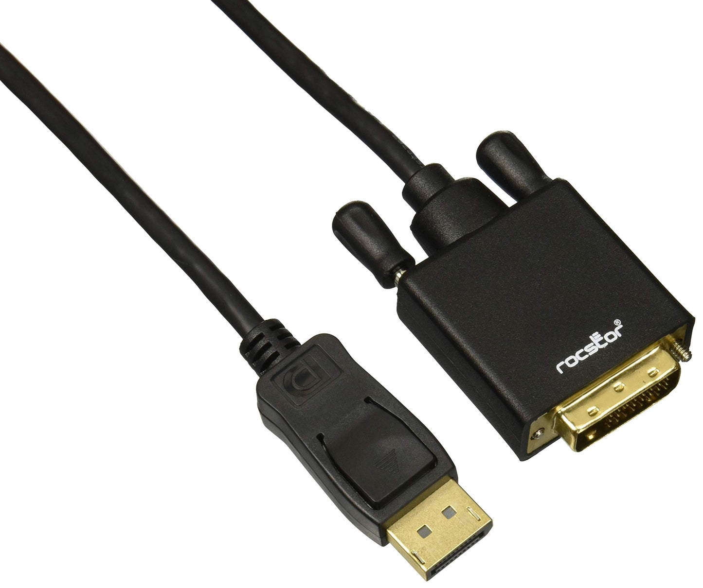 Rocstor Y10C155-B1 6Ft Displayport To Dvi-D Cable Supports 4Kx2K 30Hz M/M