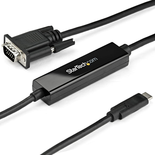 StarTech.com CDP2VGAMM1MB USB-C to VGA Adapter Cable - 1m (3 ft.) - 1920x1200