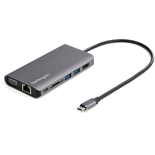 StarTech.com DKT30CHVAUSP USB-C Multiport Adapter - HDMI or VGA - 100W PD -