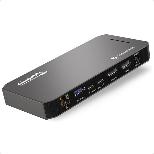 Plugable Thunderbolt 3 and USB C Docking Station with 96W Charging - Compatible