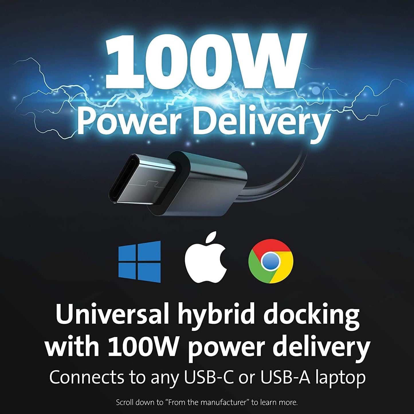 SD4780P USBC  USB 3.0 10GBPS DUAL 4K HYBRID DOCKING STATION W 100W PD