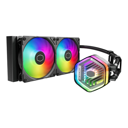 Cooler Master MasterLiquid 240 Atmos ARGB Close-Loop AIO Liquid Cooler,