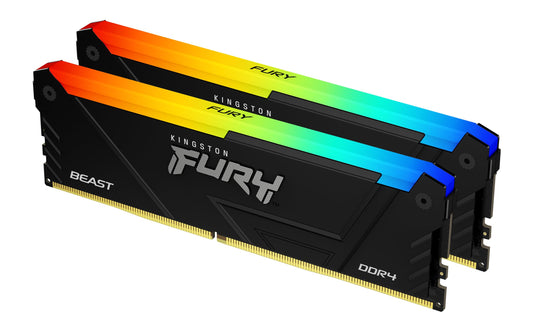 Kingston FURY 32GB (2x16GB) Beast 3600 3600MT/s DDR4 CL18 Desktop Memory Kit of