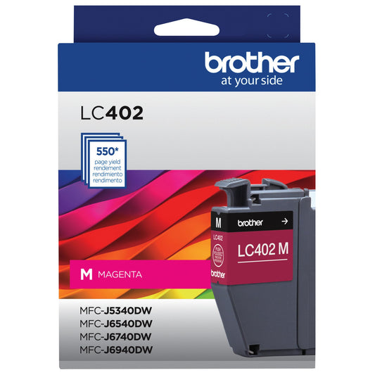 Brother LC402MS  Magenta Ink Cartridge for MFCJ5340DW J6540DW J6940DW