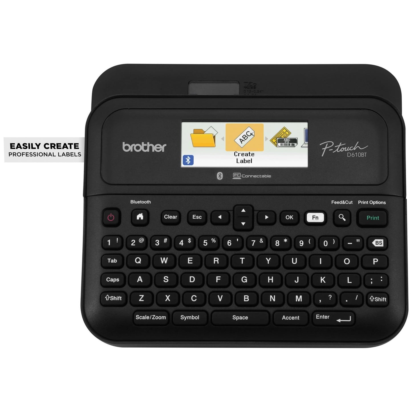 Brother P-touch Business Professional Connected Label Maker with Case PTD610BTVP