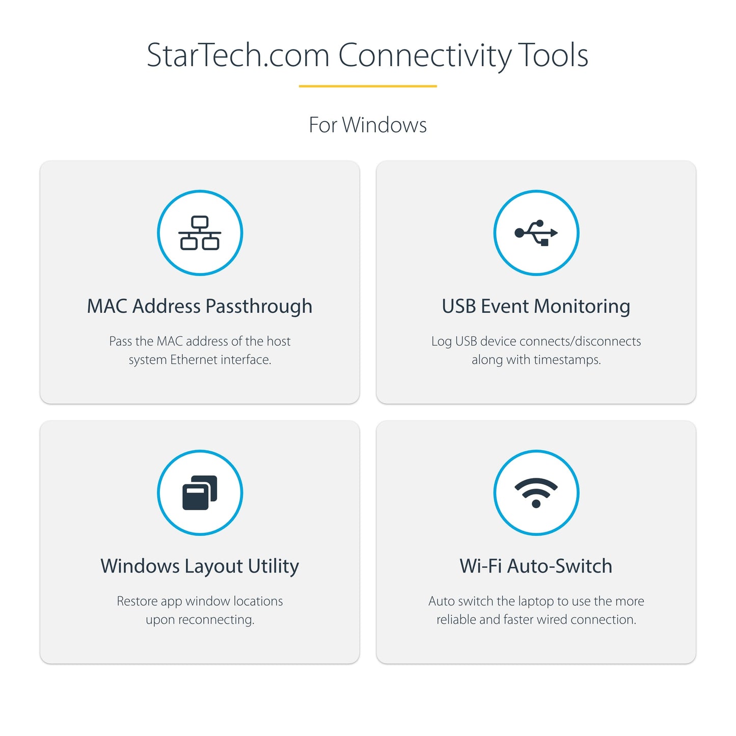 StarTech USB-C Multiport Adapter 100W PD Pass-Through 104BUSBCMULTIPORT