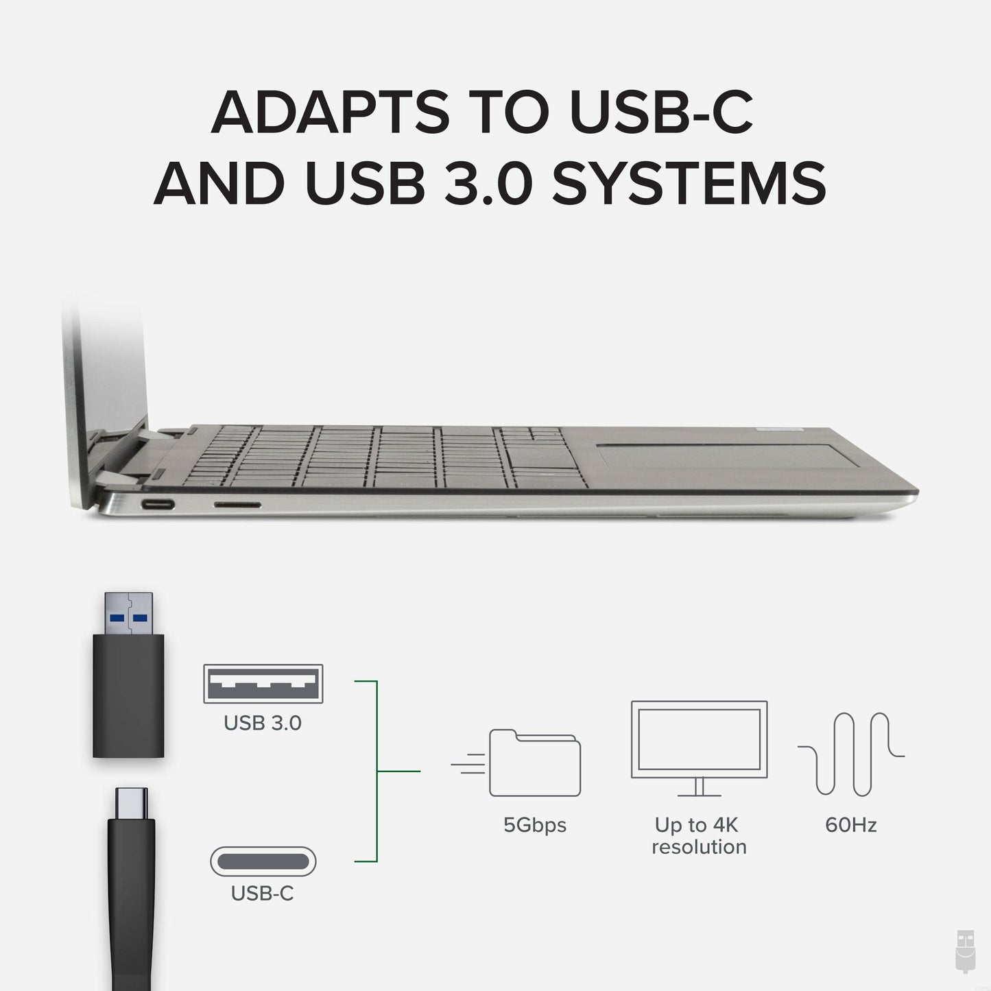 Plugable 4K DisplayPort and HDMI Dual Monitor Adapter for USB 3.0 and USB-C,