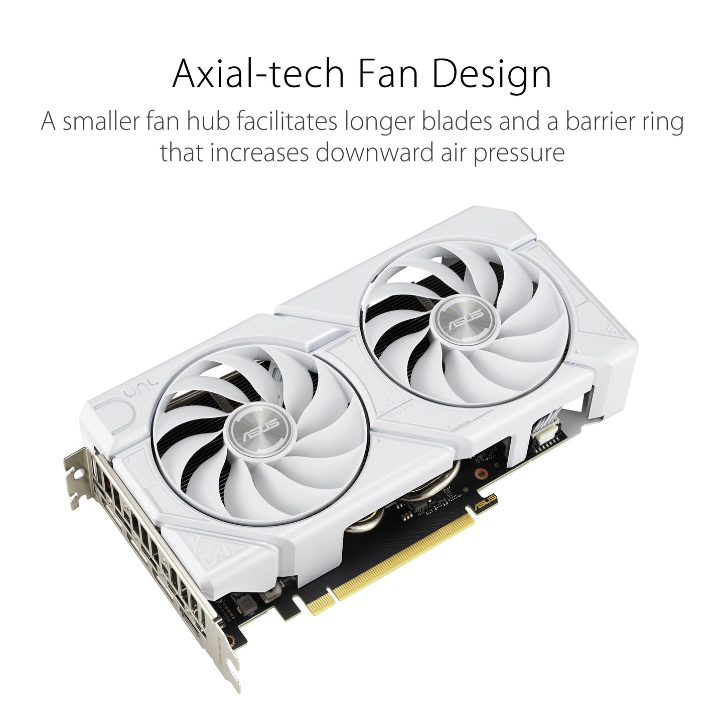 ASUS Dual GeForce RTX 4070 EVO White OC Edition (PCIe 4.0, 12GB GDDR6X, DLSS 3,